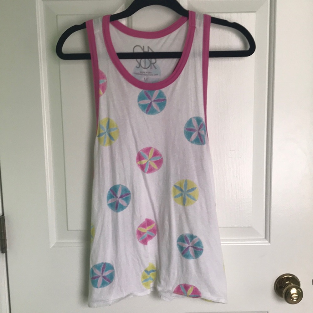 Chaser Sand Dollar Racerback Tank